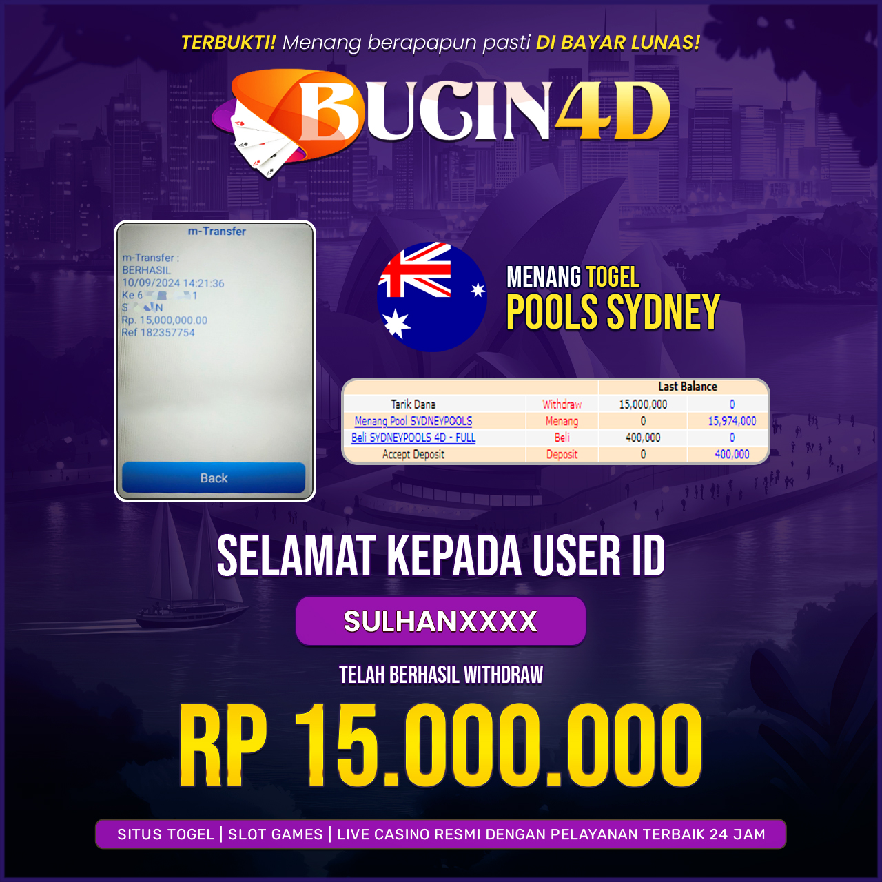 BUKTI JP SYDNEY POOLS