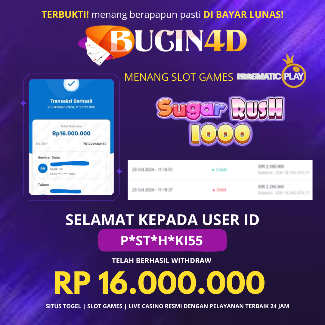 BUKTI JP SLOT PRAGMATIC PLAY