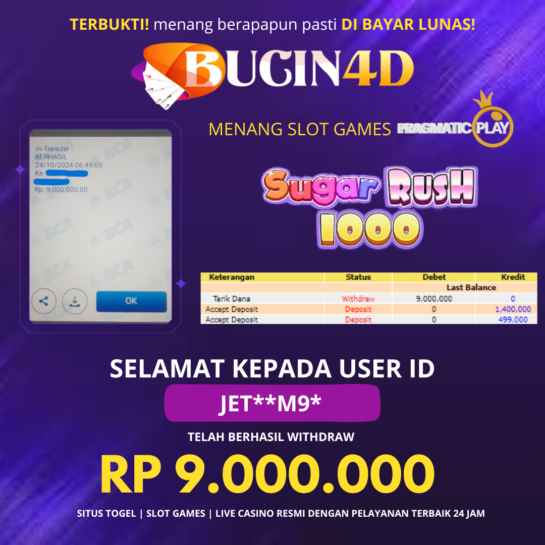 BUKTI JP SLOT PRAGMATIC PLAY