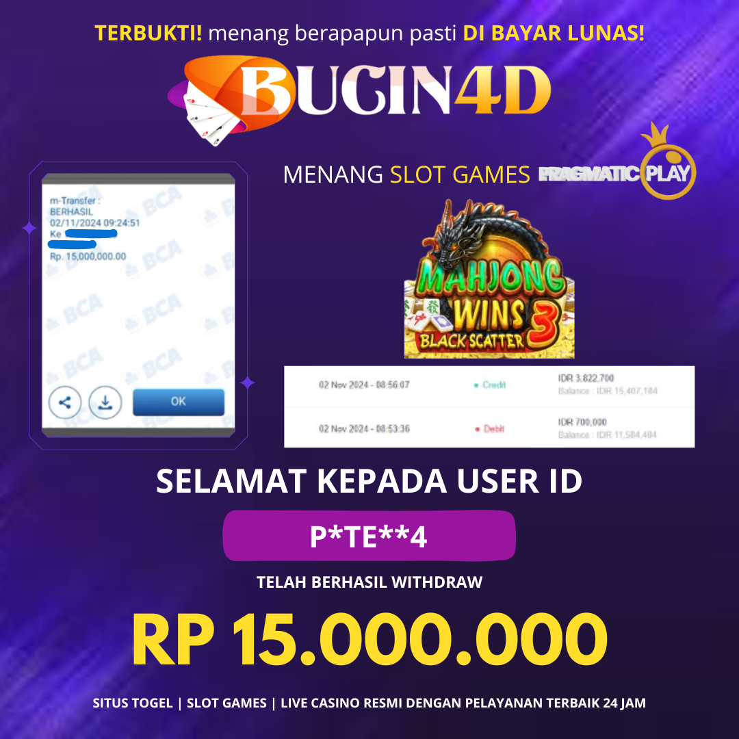 BUKTI JP SLOT PRAGMATIC PLAY