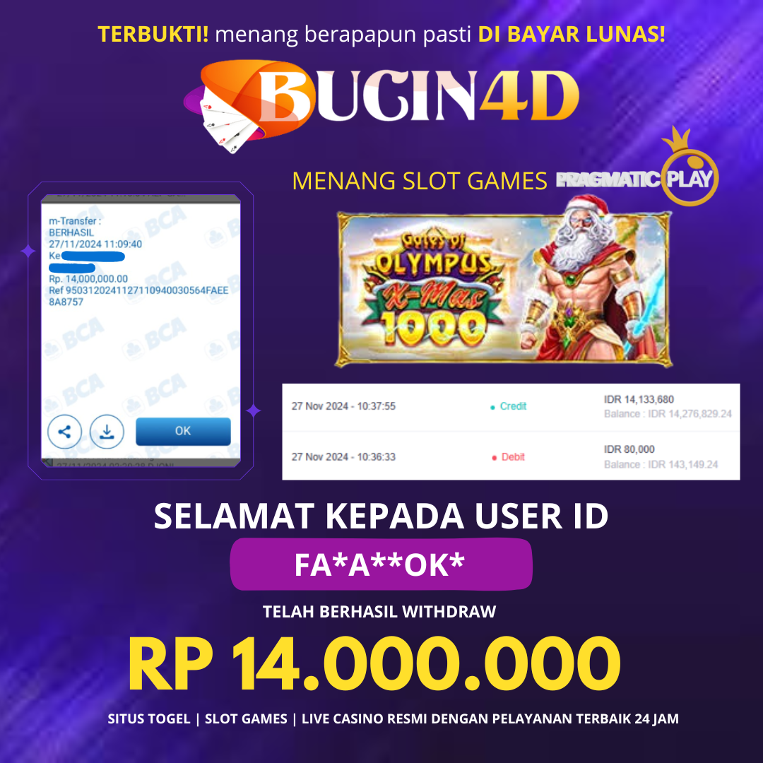 BUKTI JP SLOT PRAGMATIC PLAY